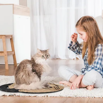 PetTribes Griffoir Chat en Sisal Naturel Anti-Dérapant