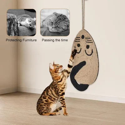 PetTribes Griffoir Chat en Sisal Naturel Anti-Dérapant