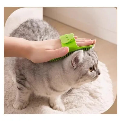PetTribes Brosse Chat Angle Massage TPR
