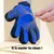 PetTribes Gants Dépoilage Animaux, 2-en-1 Massage & Bain, 2 Pièces Bleu PetTribes Gants Dépoilage Animaux, 2-en-1 Massage & Bain, 2 Pièces Bleu