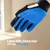 PetTribes Gants Dépoilage Animaux, 2-en-1 Massage & Bain, 2 Pièces Bleu PetTribes Gants Dépoilage Animaux, 2-en-1 Massage & Bain, 2 Pièces Bleu