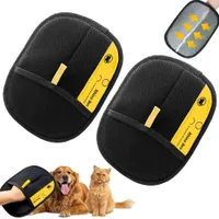 PetTribes 2er-Set doppelseitige, antistatische Tierpflegehandschuhe
