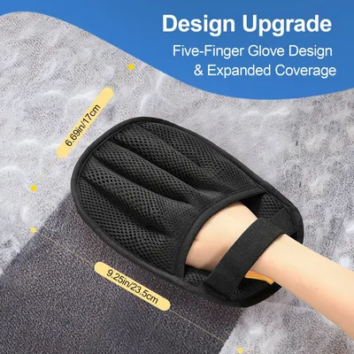 PetTribes Gant Dépoilage Électrostatique, Réutilisable, Toutes Surfaces PetTribes Gant Dépoilage Électrostatique, Réutilisable, Toutes Surfaces