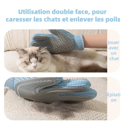 MCBOSON Katzen- und Hundepflegehandschuhe, 2 Stück MCBOSON Katzen- und Hundepflegehandschuhe, 2 Stück