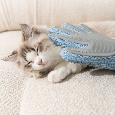 MCBOSON Gants d'épilation pour chats et chiens 2 pcs