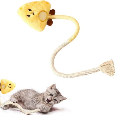 MCBOSON Jaune (Nettoyage Dentaire Naturel) Jouet Chat