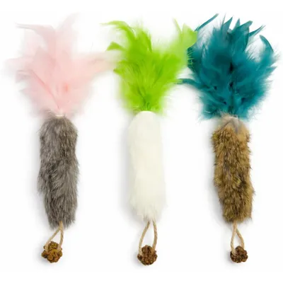 MCBOSON Lot de 3 Carottes Fourrure Vraie Matatabi Anti-Stress