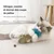 MCBOSON Lot de 3 Carottes Fourrure Vraie Matatabi Anti-Stress