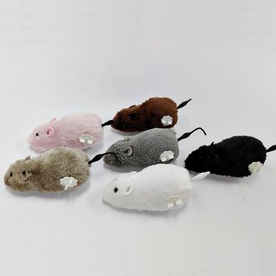 Zoomtopia Jouet souris mécanique à remonter pour chat et chien gris