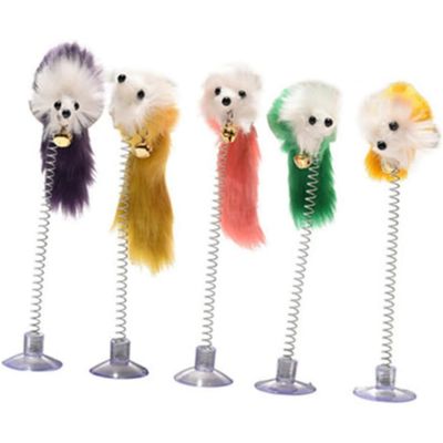Zoomtopia Lot 4 ressorts avec souris jouet chat anti-griffades