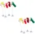 Zoomtopia Lot 4 ressorts avec souris jouet chat anti-griffades Zoomtopia Lot 4 ressorts avec souris jouet chat anti-griffades