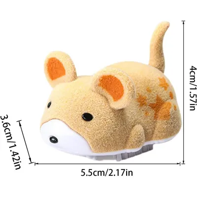 Jouet Chat Électrique - Souris Vibrante avec Son & Mouvement Auto