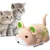 Jouet Chat - Souris Électrique Vibrante avec Son & Auto-rotation