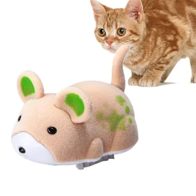 Jouet Chat Électrique - Souris Vibrante avec Son & Mouvement Auto