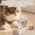 Jouet Chat - Souris Électrique Vibrante avec Son & Auto-rotation