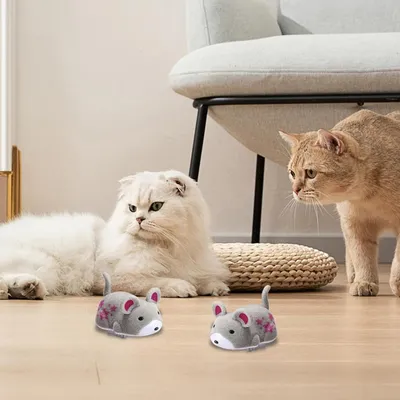 Jouet Chat Électrique Hamster - Mouvement Auto & Stimulation Curiosité