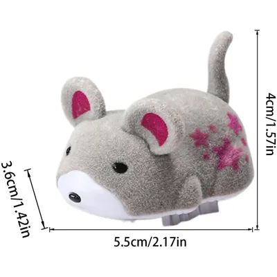 Jouet Chat Électrique Hamster - Mouvement Auto & Stimulation Curiosité