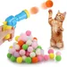 PetTribes 100 Balles Peluches Chat avec Lanceur Interactif