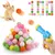 PetTribes 100 Balles Peluches Chat avec Lanceur Interactif