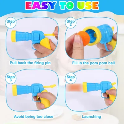 PetTribes Jouet Chat Interactive : Lanceur + 100 Boules Pompon