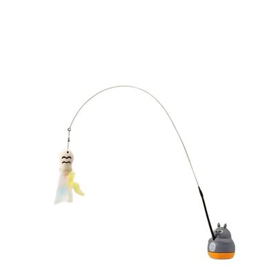 FurryFusion Bâton à plumes pour chat avec cloche résistant