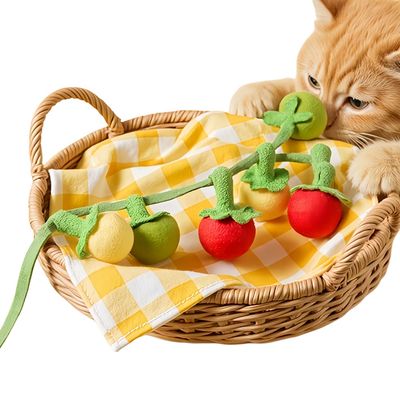 FurryFusion Jouet de tomate pour chat