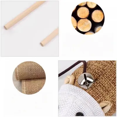 FurryFusion Baton pour chat avec souris sonore