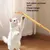 PetTribes Bâton Chat 2en1 Rétractable Jouet Masseur
