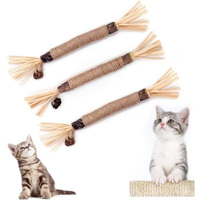 Zoomtopia Bâtonnets herbe à chat dentaire haleine lot 3 pièces