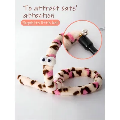PetTribes Baguette Teaser Chat Violet,Jouet Interactif Chaton