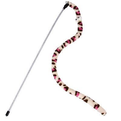 PetTribes Baguette Teaser Chat Violet,Jouet Interactif Chaton