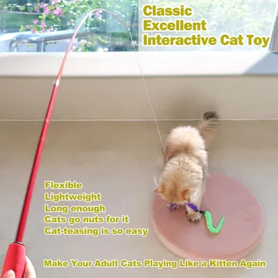 PetTribes Jouet Chat FeatherWand