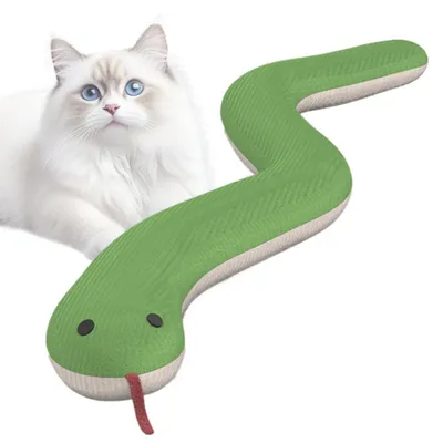 PetTribes Serpent Peluche Interactif Chat Anti-Ennui