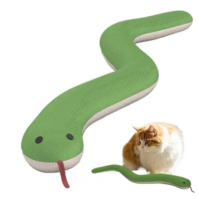 PetTribes Serpent Peluche Interactif Chat Anti-Ennui