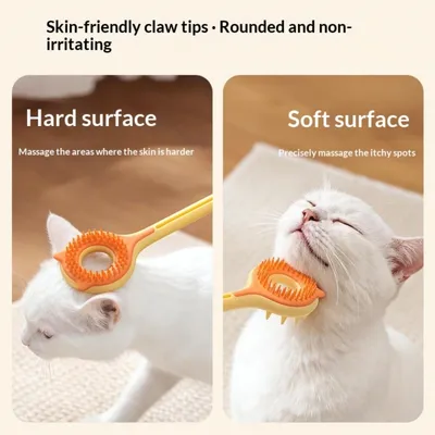 PetTribes Bâton Chat 2en1 Rétractable Jouet Masseur