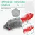 MCBOSON Queue plumes bruit jeu autonome 2pcs jouet chat souris suspendue