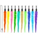 PetTribes Accessoires Bâton Chat : 10 Vers Colorés + Corde de Remplacement