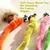 PetTribes Accessoires Bâton Chat : 10 Vers Colorés + Corde de Remplacement