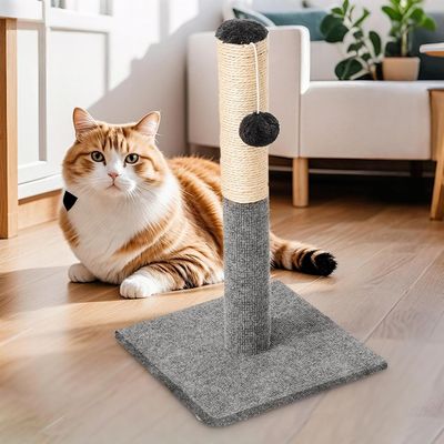 Griffoir pour chat Arbre à chat griffoir sisal avec balle jeu
