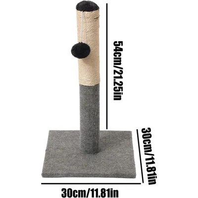 Griffoir pour chat Arbre à chat griffoir sisal avec balle jeu Griffoir pour chat Arbre à chat griffoir sisal avec balle jeu