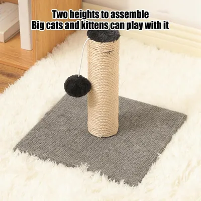 Griffoir pour chat Arbre à chat griffoir sisal avec balle jeu Griffoir pour chat Arbre à chat griffoir sisal avec balle jeu