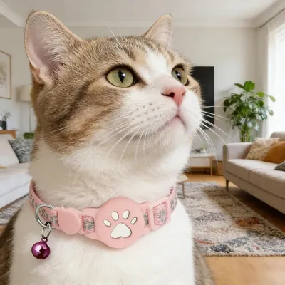 Lot de 1 MCBOSON Collier chat sans abonnement GPS 2026 rose Lot de 1 MCBOSON Collier chat sans abonnement GPS 2026 rose