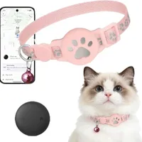 Lot de 1 MCBOSON Collier chat sans abonnement GPS 2026 rose