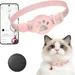 Lot de 1 MCBOSON Collier chat sans abonnement GPS 2026 rose