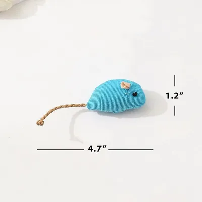 ZooVenture Jouets Souris Peluche Chat - 8 Pièces