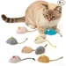 ZooVenture Jouets Souris Peluche Chat - 8 Pièces