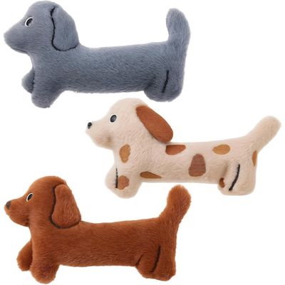PetTribes Ensemble 3 Coussins Bouillotte Teckel Doux 14cm Enfants Adulte