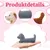 PetTribes Ensemble 3 Coussins Bouillotte Teckel Doux 14cm Enfants Adulte