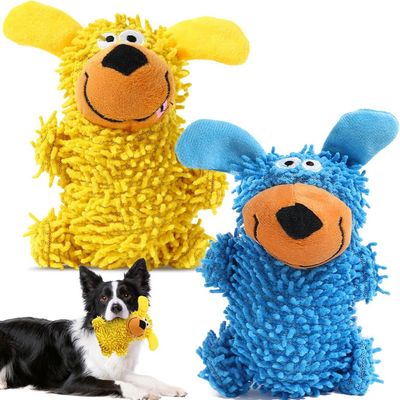 ZooVenture Jouet Chien Jaune Bleu 2P Son