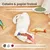 MCBOSON Herbe à chat silvervine 24cm lot de 3 jouets chat saury